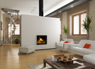 Triple-wall concentric modular chimney with insulation, for sealed wood-burning stoves